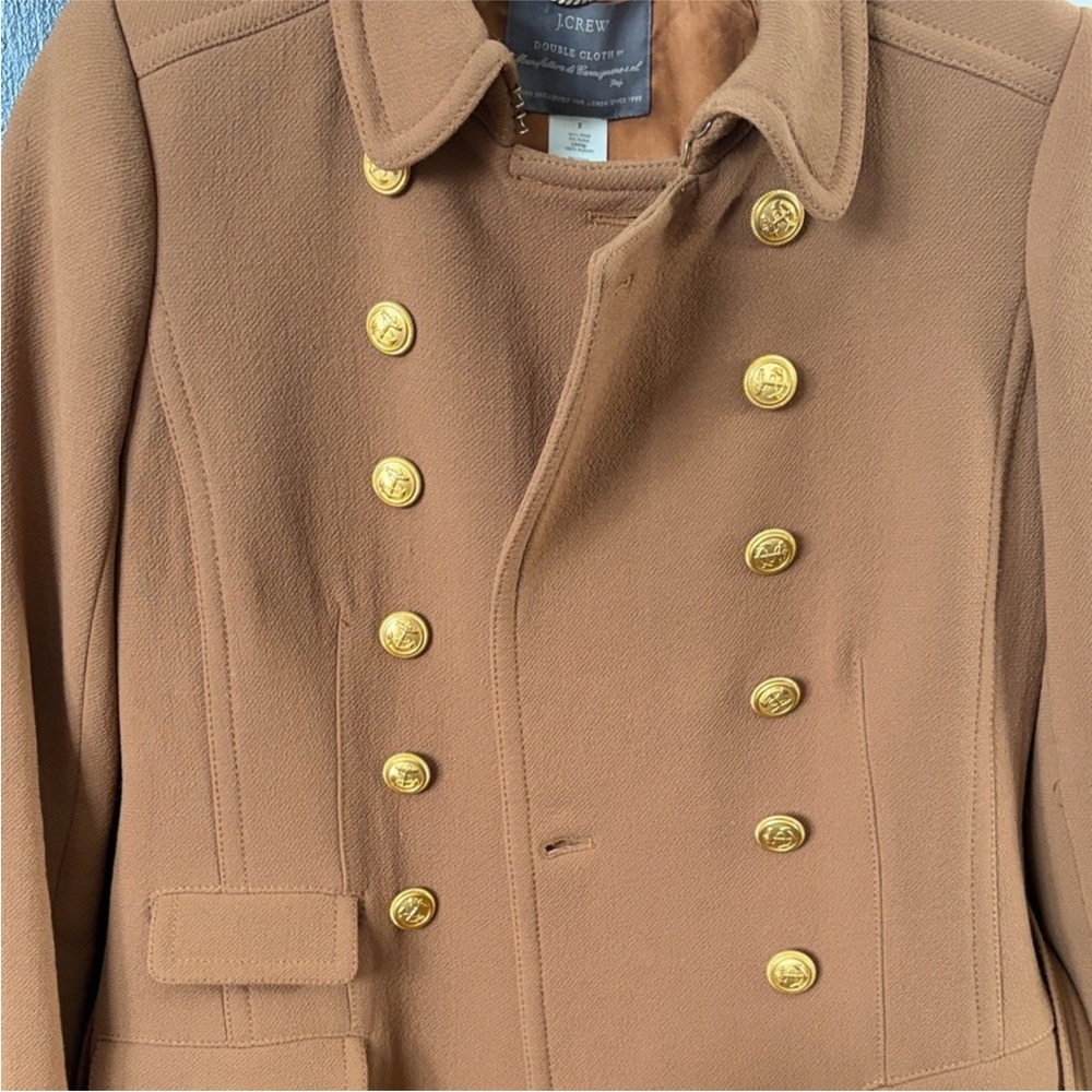 J. Crew ✨LIMITED EDITION ✨Camel Townhouse Double-Breasted Trench Coat - Picture 5 of 16